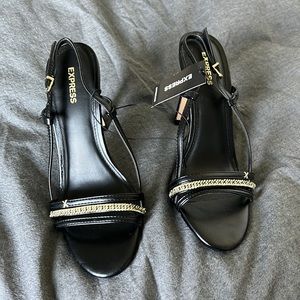 Express black heels